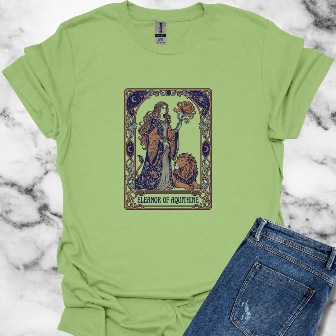 Eleanor of Aquitaine Art Nouveau Unisex Lightweight T-Shirt