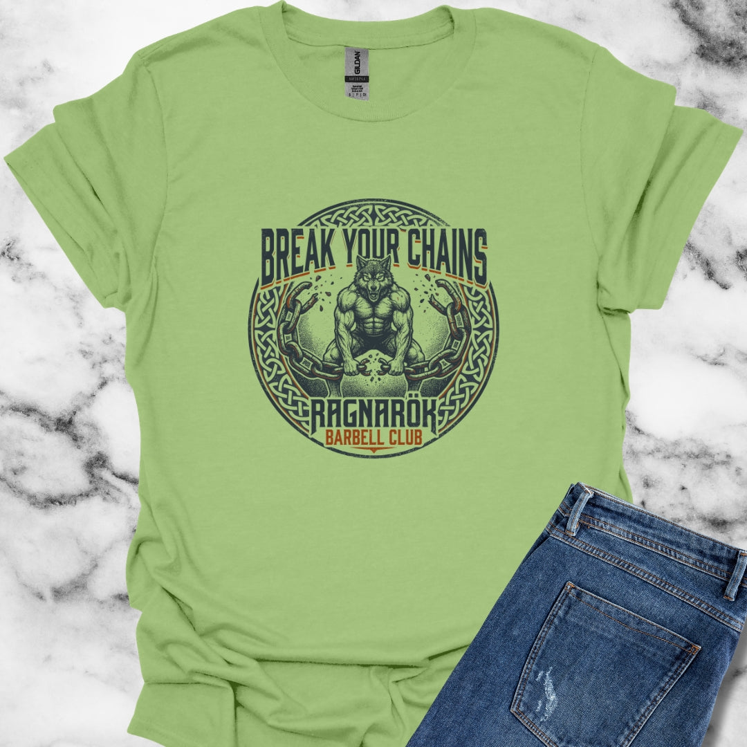 Fenrir Norse Hound Fitness Unisex Lightweight T-Shirt
