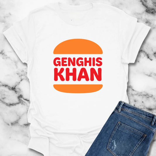 Genghis Khan Burger Logo T-Shirt
