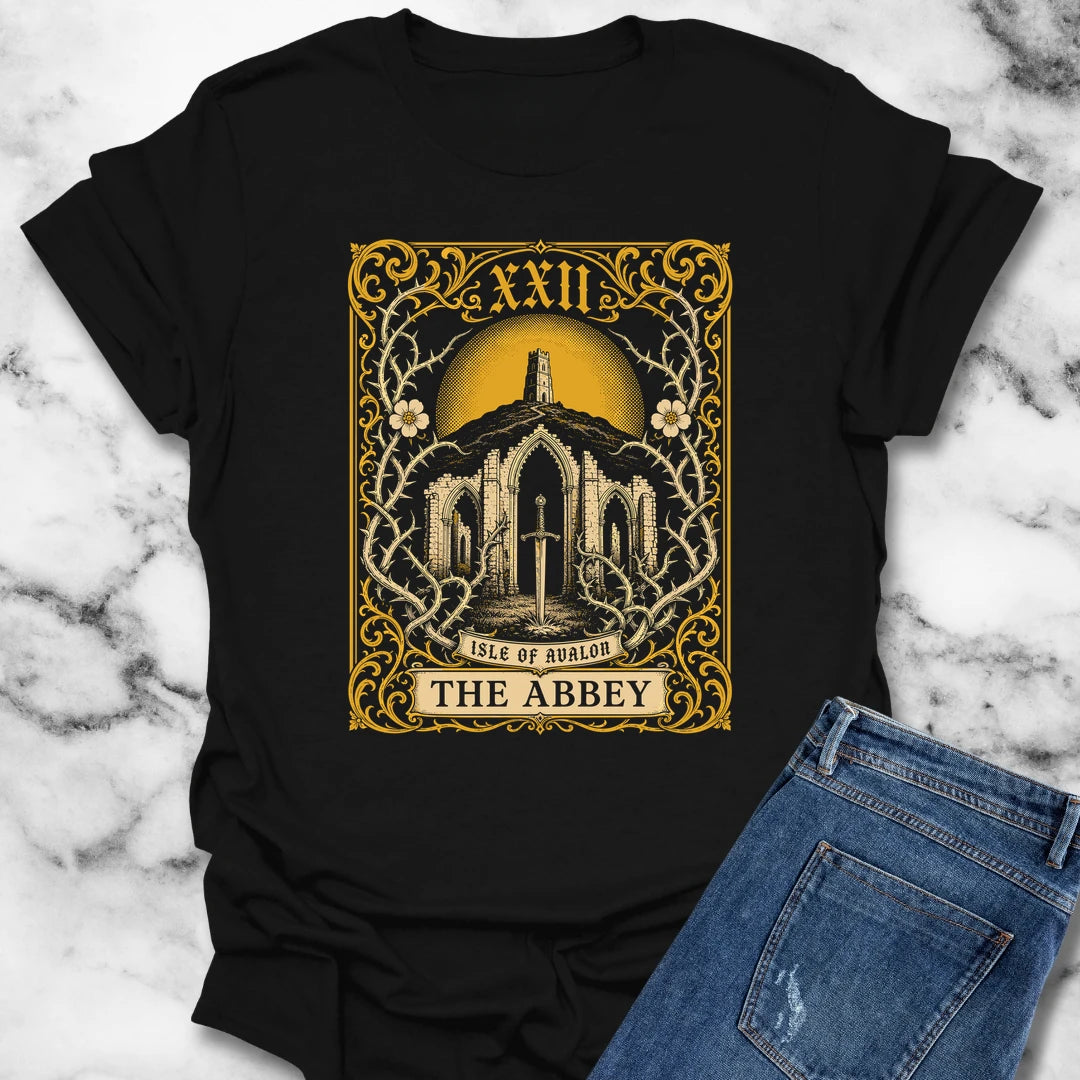 Glastonbury Abbey Tarot T-Shirt