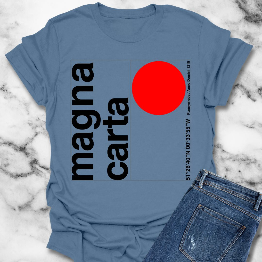 Minimalist Typography Magna Carta T-Shirt