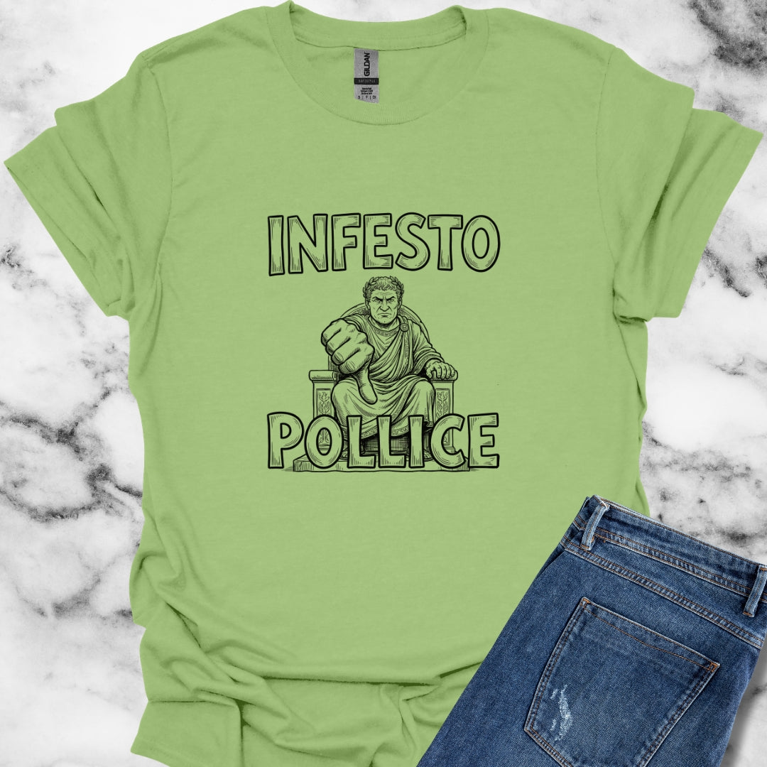 Infesto Pollice Hostile Thumb in Latin T-Shirt