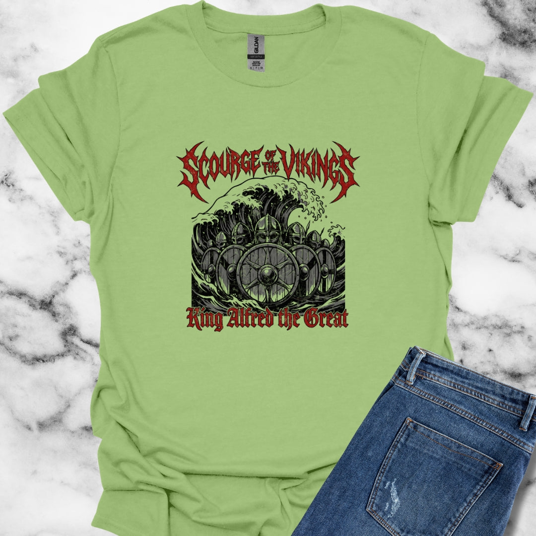 King Alfred Scourge of the Vikings Unisex Lightweight T-Shirt