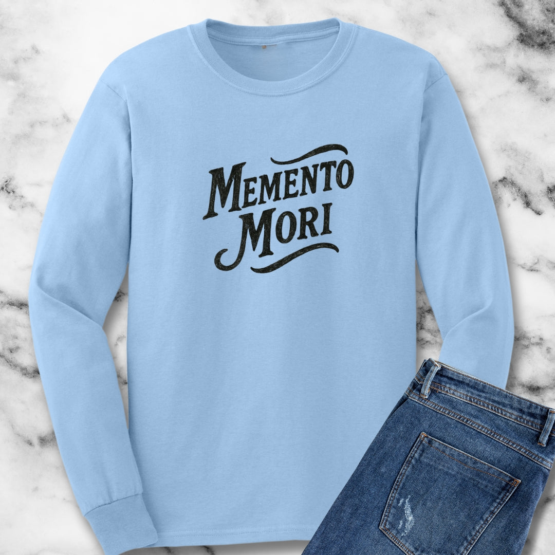 Memento Mori Stoic Remember You Will Die Unisex Long Sleeve Tee