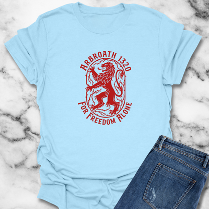 Document of Arbroath For Freedom Alone Unisex Lightweight T-Shirt