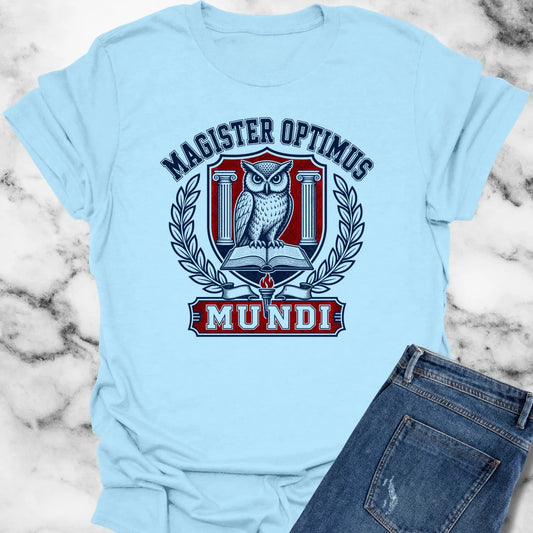Magister Optimus Mundi Owl T-Shirt