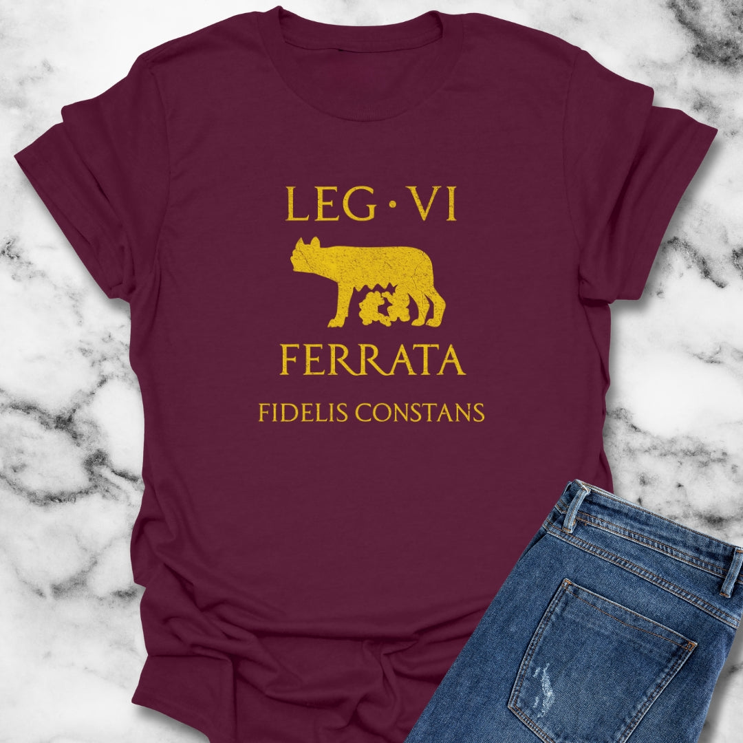 Ancient Roman Legion VI Ferrata Fidelis Constans T-Shirt