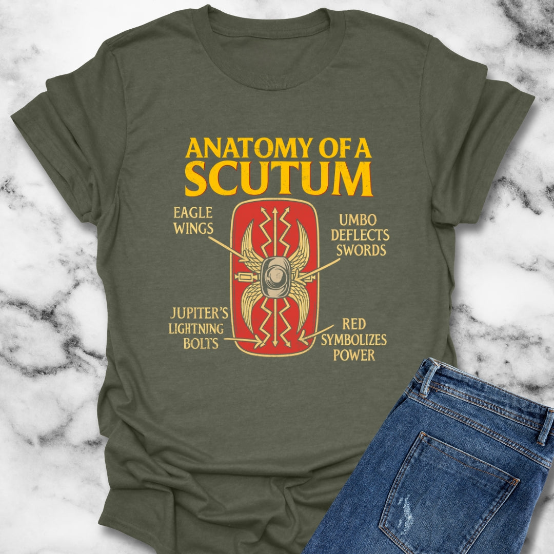 Anatomy of an Ancient Roman Scutum Unisex T-Shirt