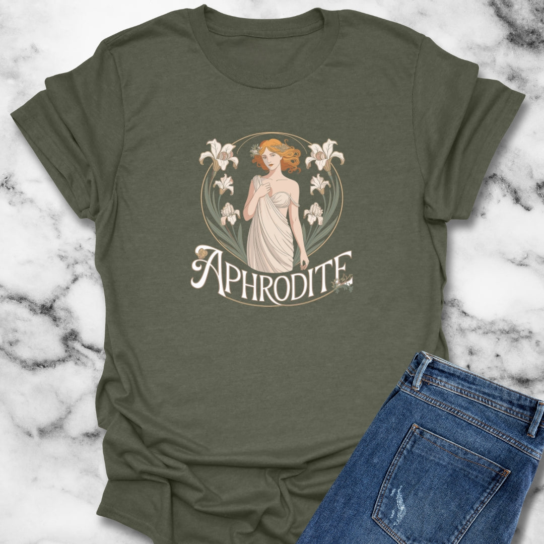 Aphrodite Art Nouveau Style T-Shirt