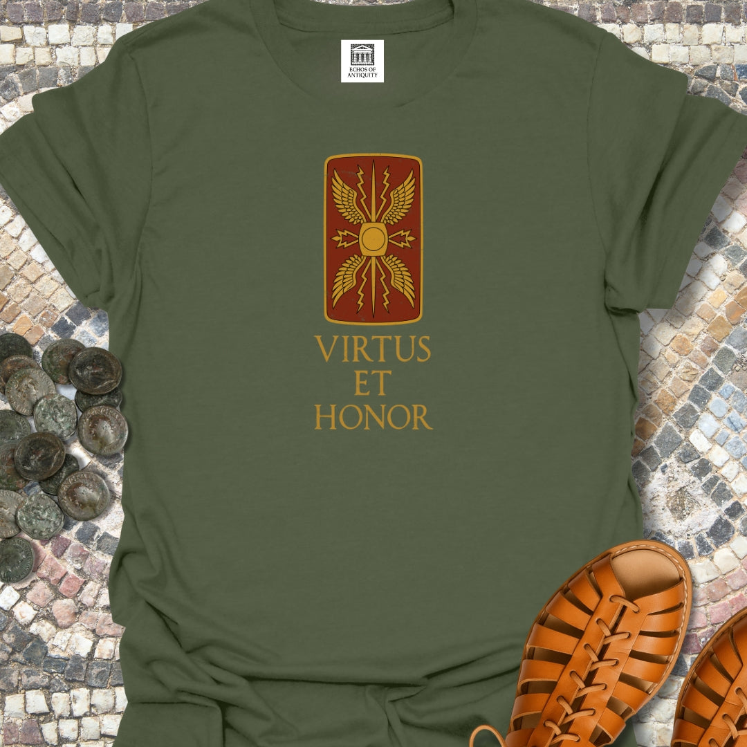 Virtus et Honor Scudum Ancient Rome T-Shirt