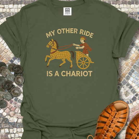 My Other Ride is a Chariot Mosaic T-Shirt