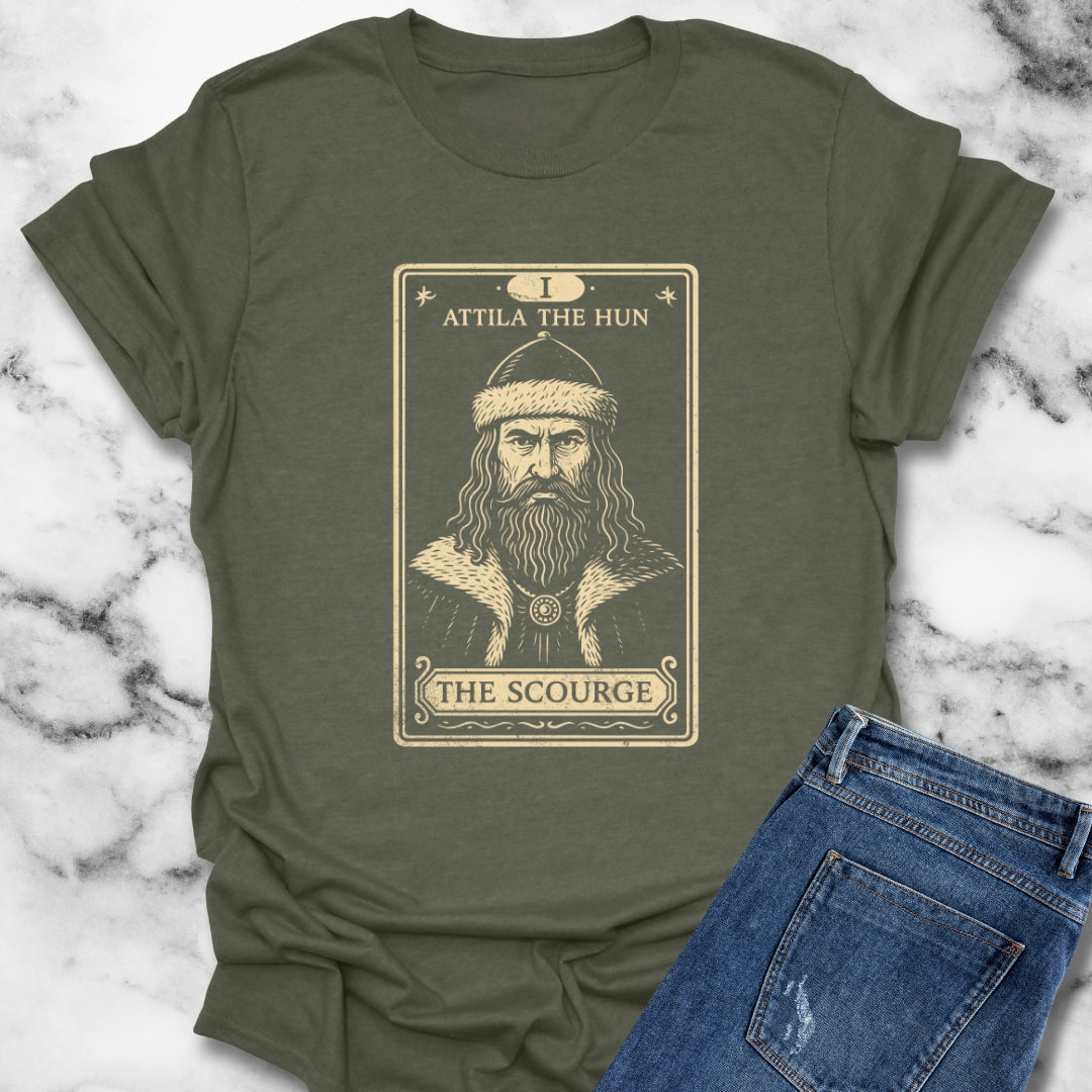 Attila the Hun Tarot Card Style Unisex T-Shirt