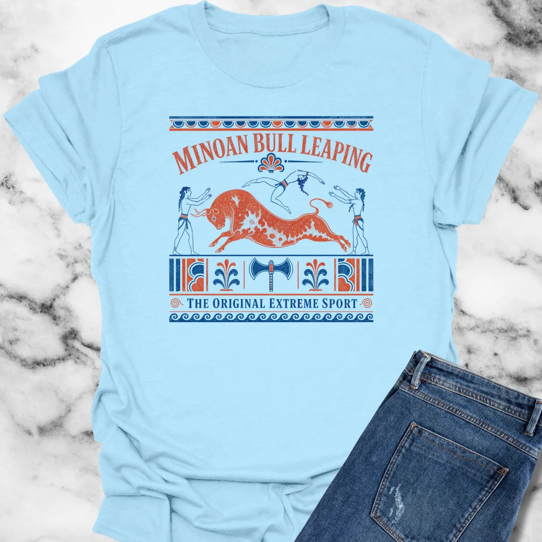 Minoan Bull Leaping Extreme Sport T-Shirt