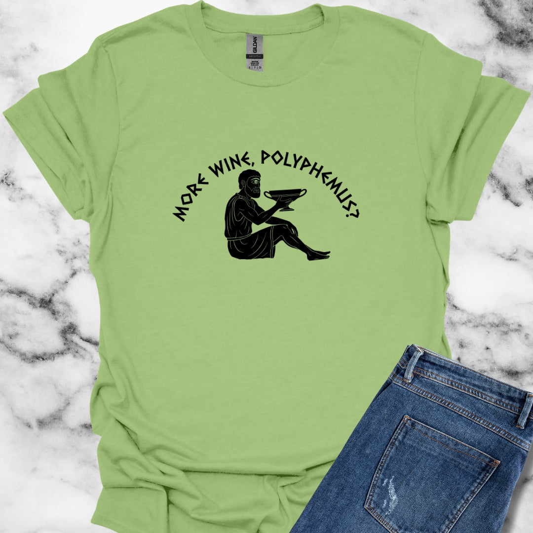 More Wine Polyphemus Cyclops Unisex Lightweight T-Shirt