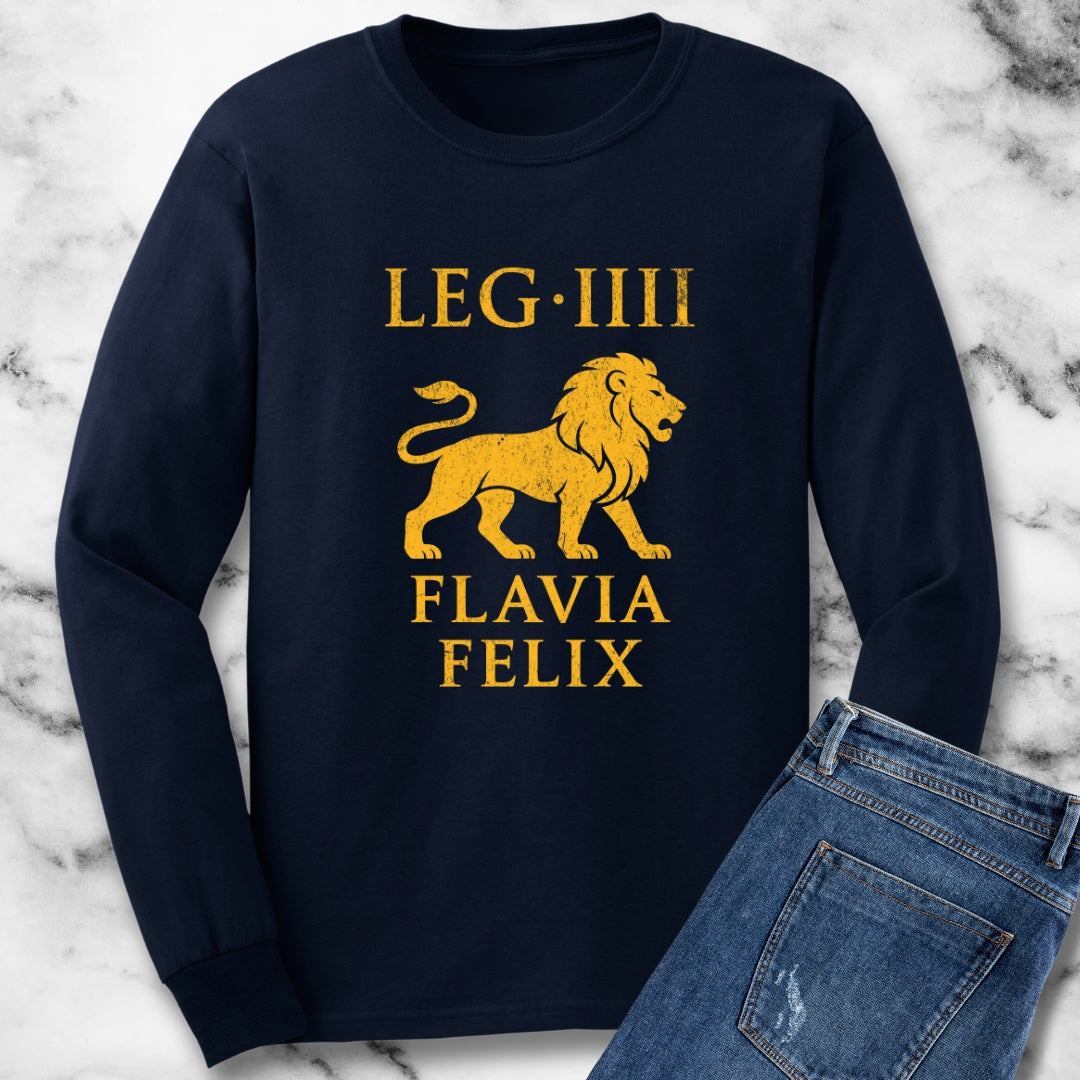 Legio IIII Flavia Felix Roman Legion Unisex Long Sleeve Tee