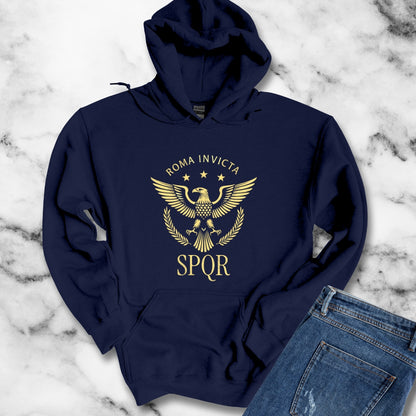 Roma Invicta SPQR Eagle Unisex Heavy Blend™ Hooded Sweatshirt