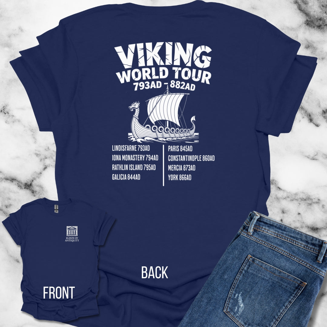Viking World Tour Back Print T-Shirt
