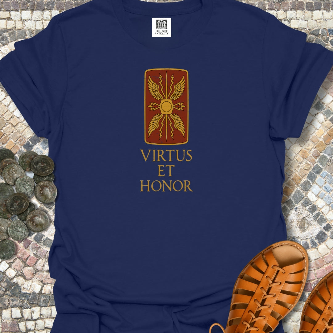 Virtus et Honor Scudum Ancient Rome T-Shirt