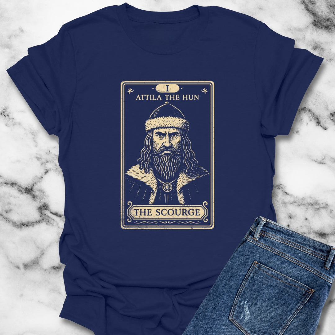 Attila the Hun Tarot Card Style Unisex T-Shirt