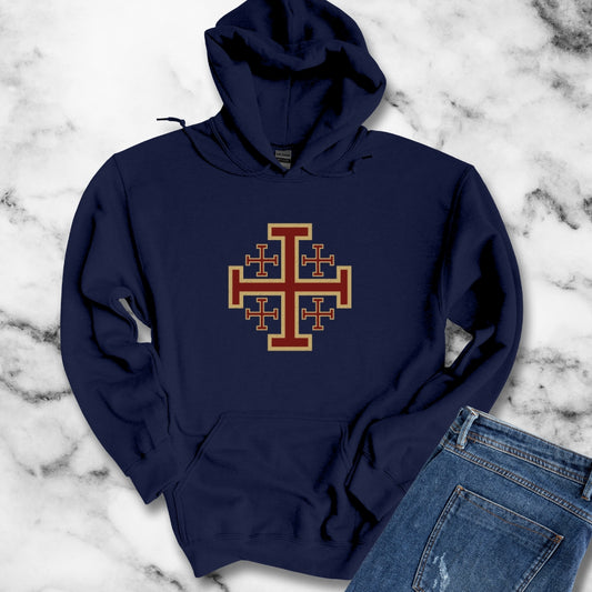 Jerusalem Crosses Crusaders Unisex Heavy Blend™ Hooded Sweatshirt