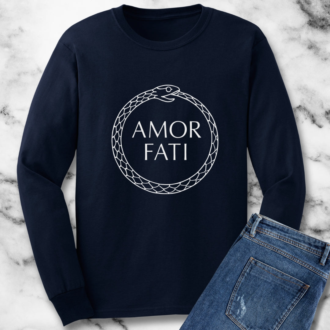 Amor Fati Stoic Unisex Long Sleeve Tee