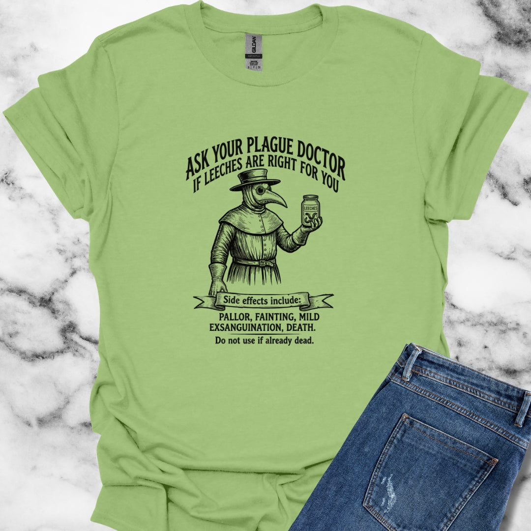 Plague Doctor Leeches Ad T-Shirt