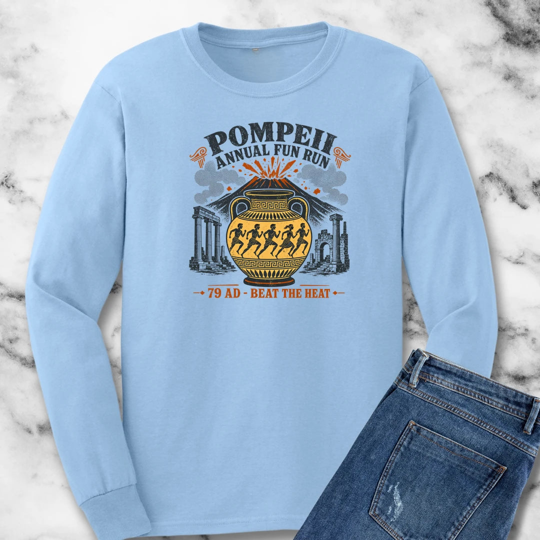 Pompeii Fun Run Beat the Heat Long Sleeve Tee