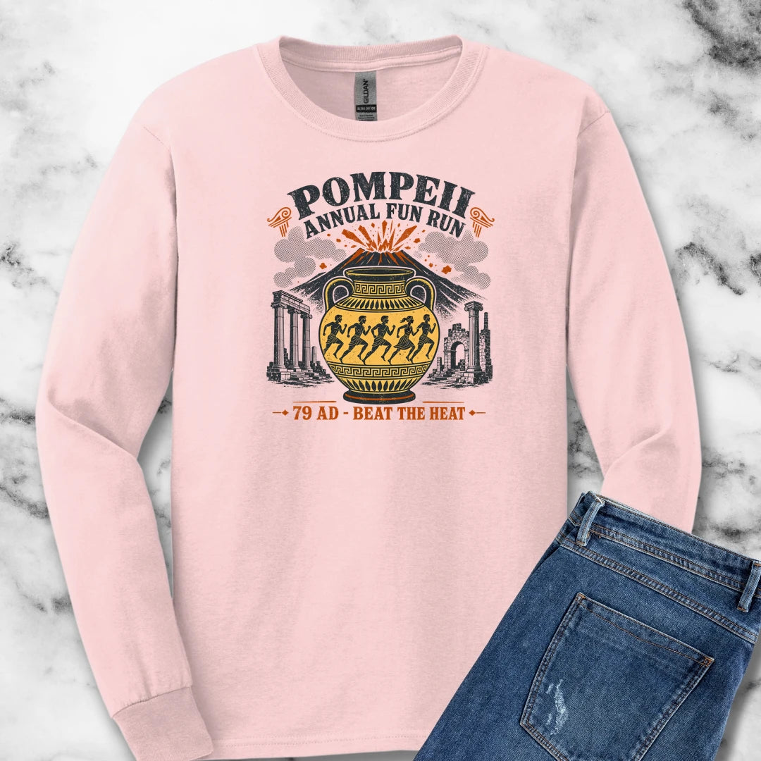 Pompeii Fun Run Beat the Heat Long Sleeve Tee