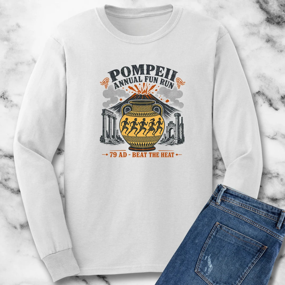 Pompeii Fun Run Beat the Heat Long Sleeve Tee