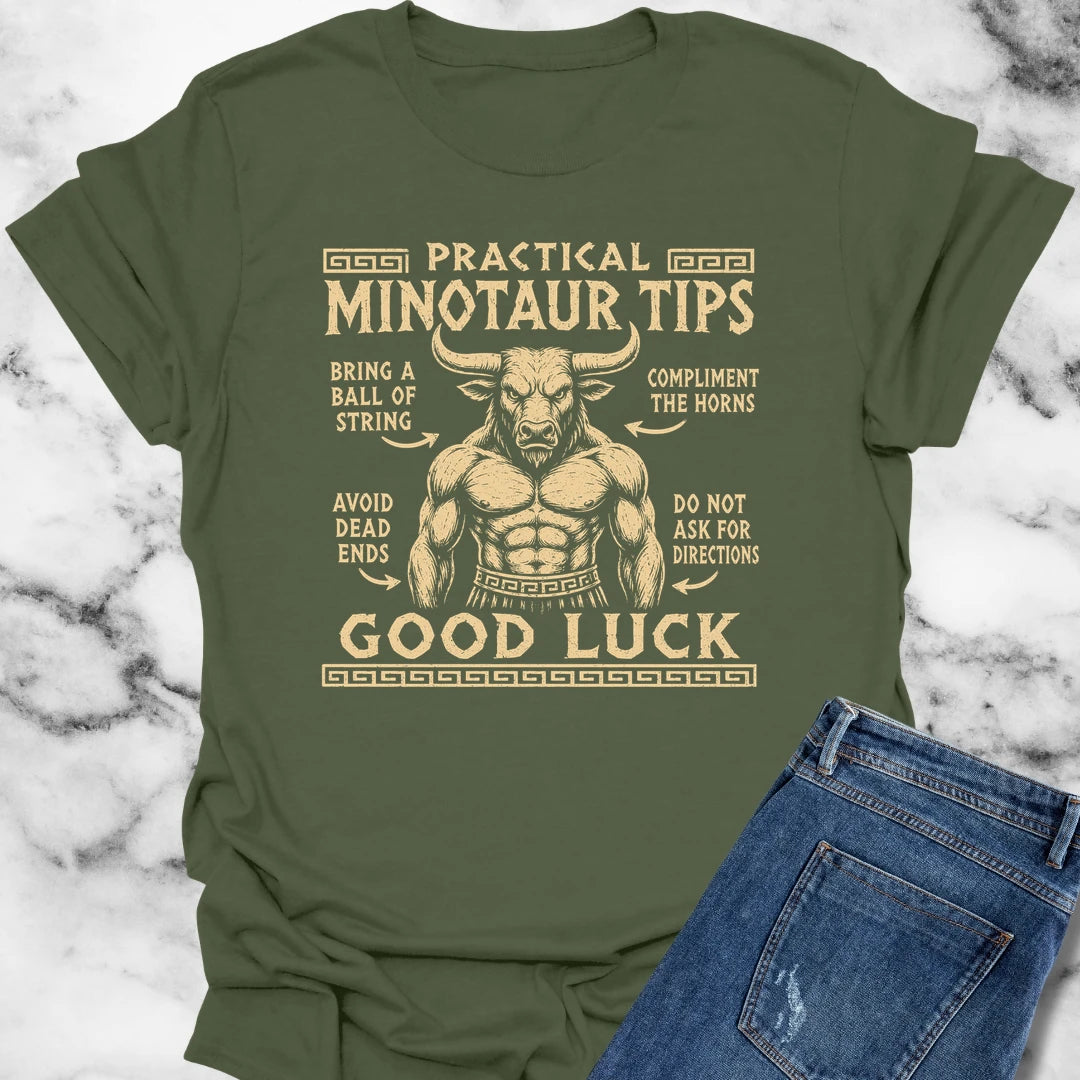 Practical Minotaur Tips T-Shirt
