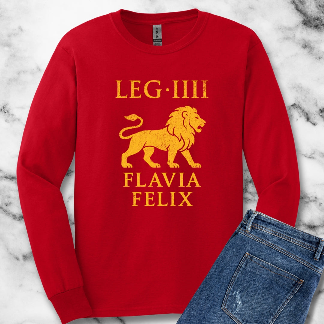 Legio IIII Flavia Felix Roman Legion Unisex Long Sleeve Tee
