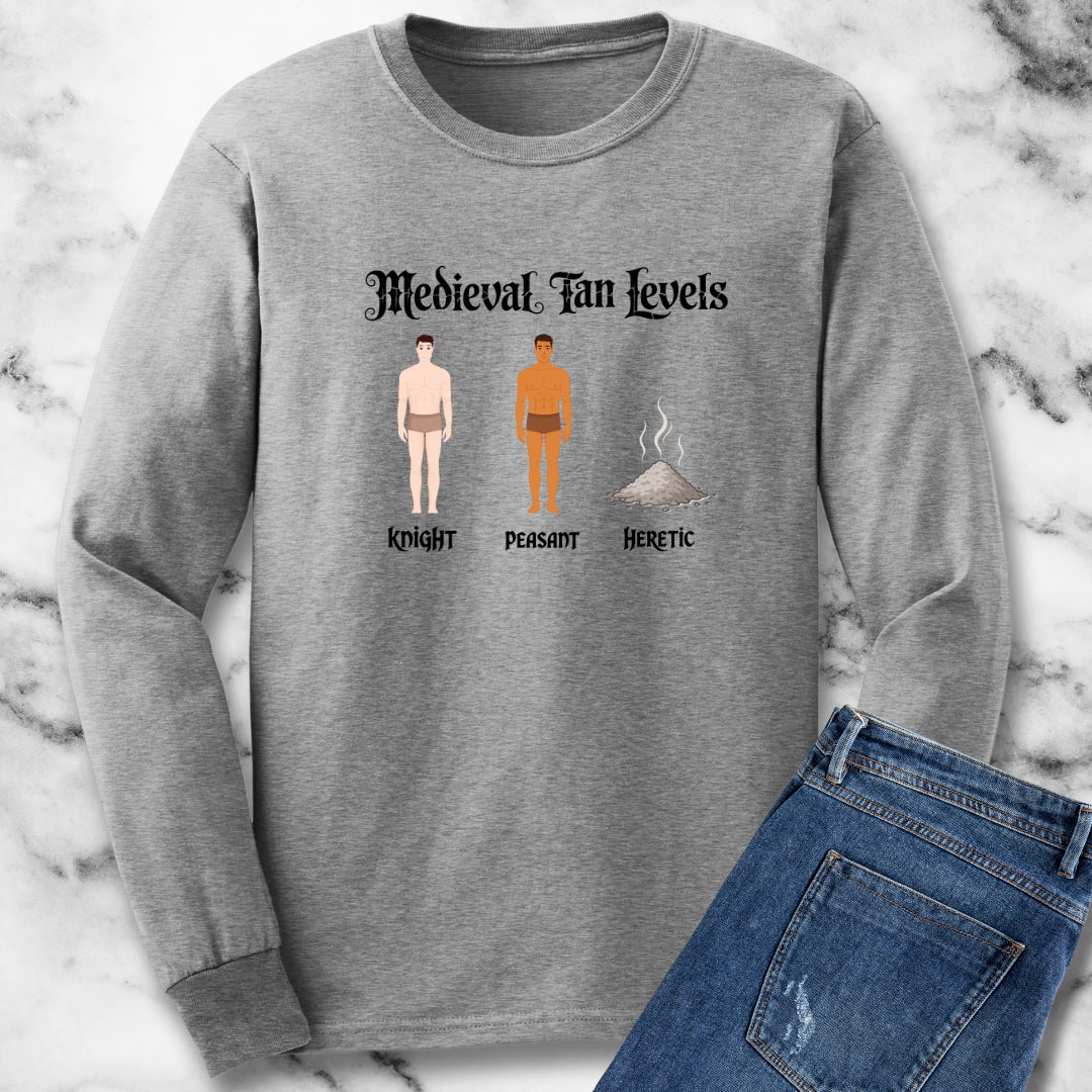 Medieval Tan Lines Heretic Unisex Long Sleeve Tee