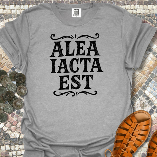 Alea Iacta Est the Die Is Cast Latin T-Shirt