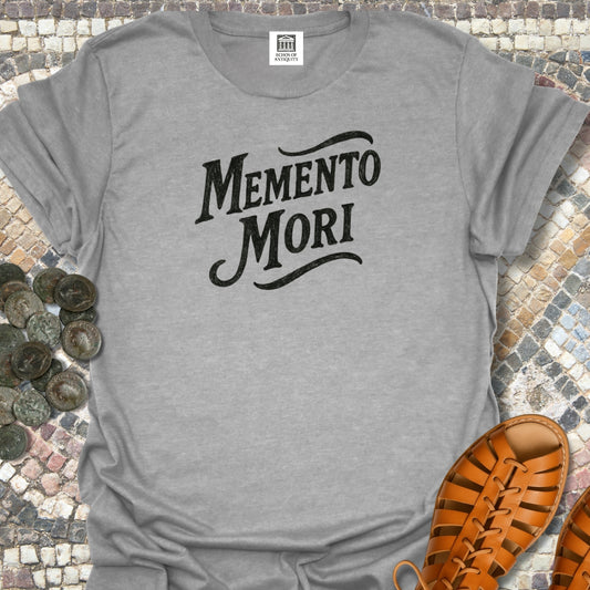 Memento Mori Stoicism Stoic Latin Quote T-Shirt