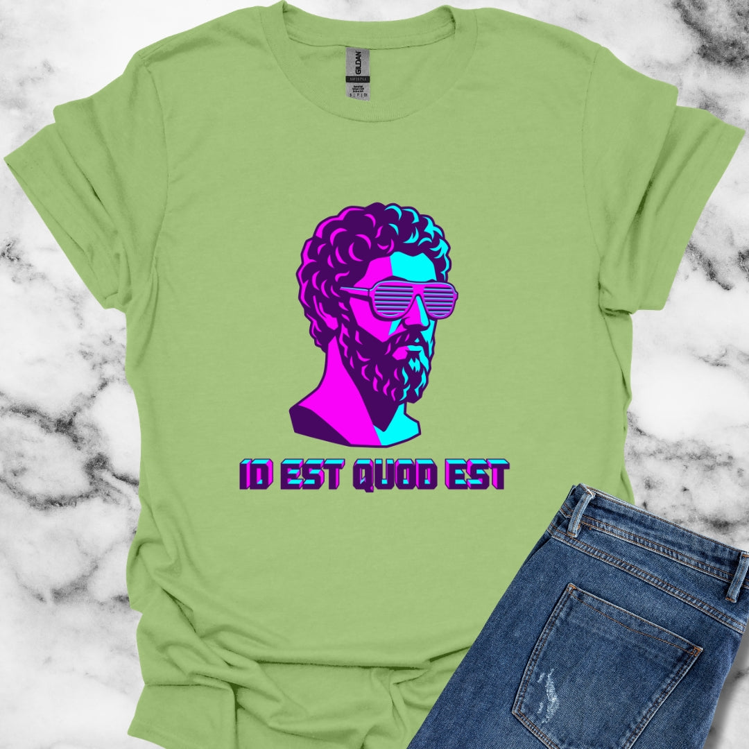 Vaporwave Aurelius It Is What It Is Latin Quote Unisex Lightweight T-Shirt