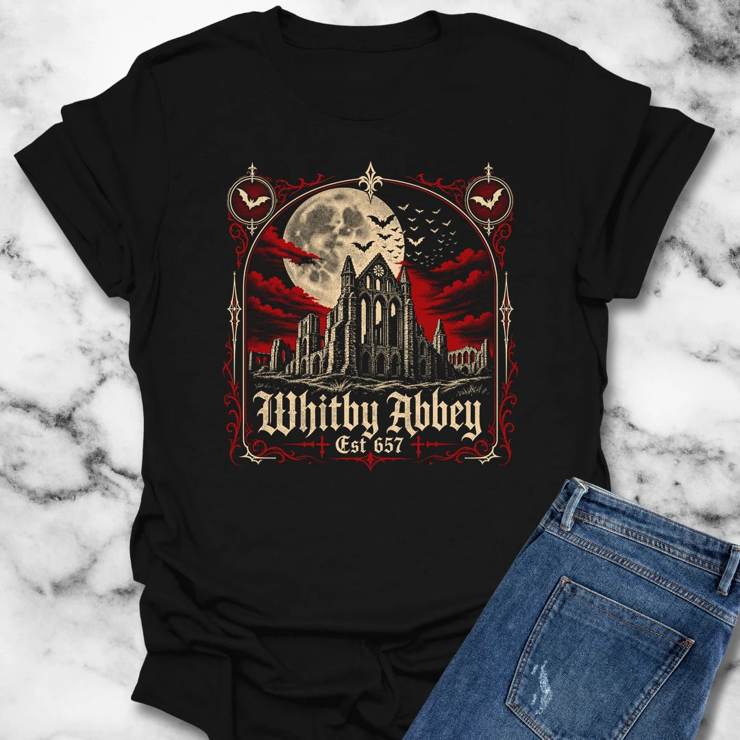 Whitby Abbey Bats T-Shirt