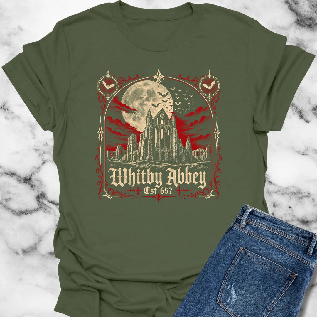 Whitby Abbey Bats T-Shirt