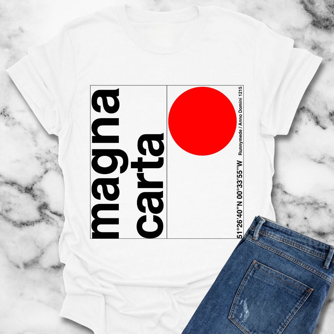 Minimalist Typography Magna Carta T-Shirt