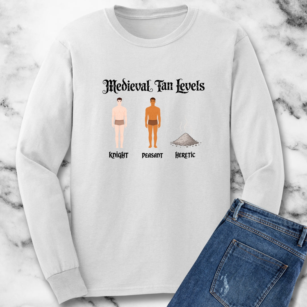 Medieval Tan Lines Heretic Unisex Long Sleeve Tee